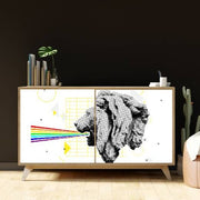 Lion-Rainbow-Sticker