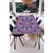 Pink Big Rangoli Art Self Adhesive Sticker For Table