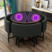 Pink Design Mandala Art Self Adhesive Sticker For Table