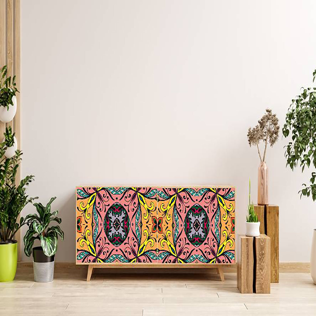 Pop Damask Sticker