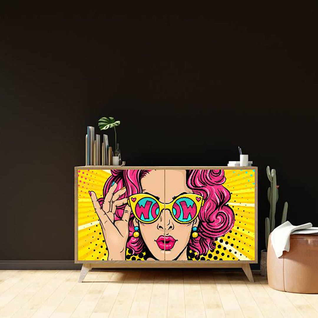 Wow Women Sticker