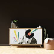 Saxophone Music Sticker