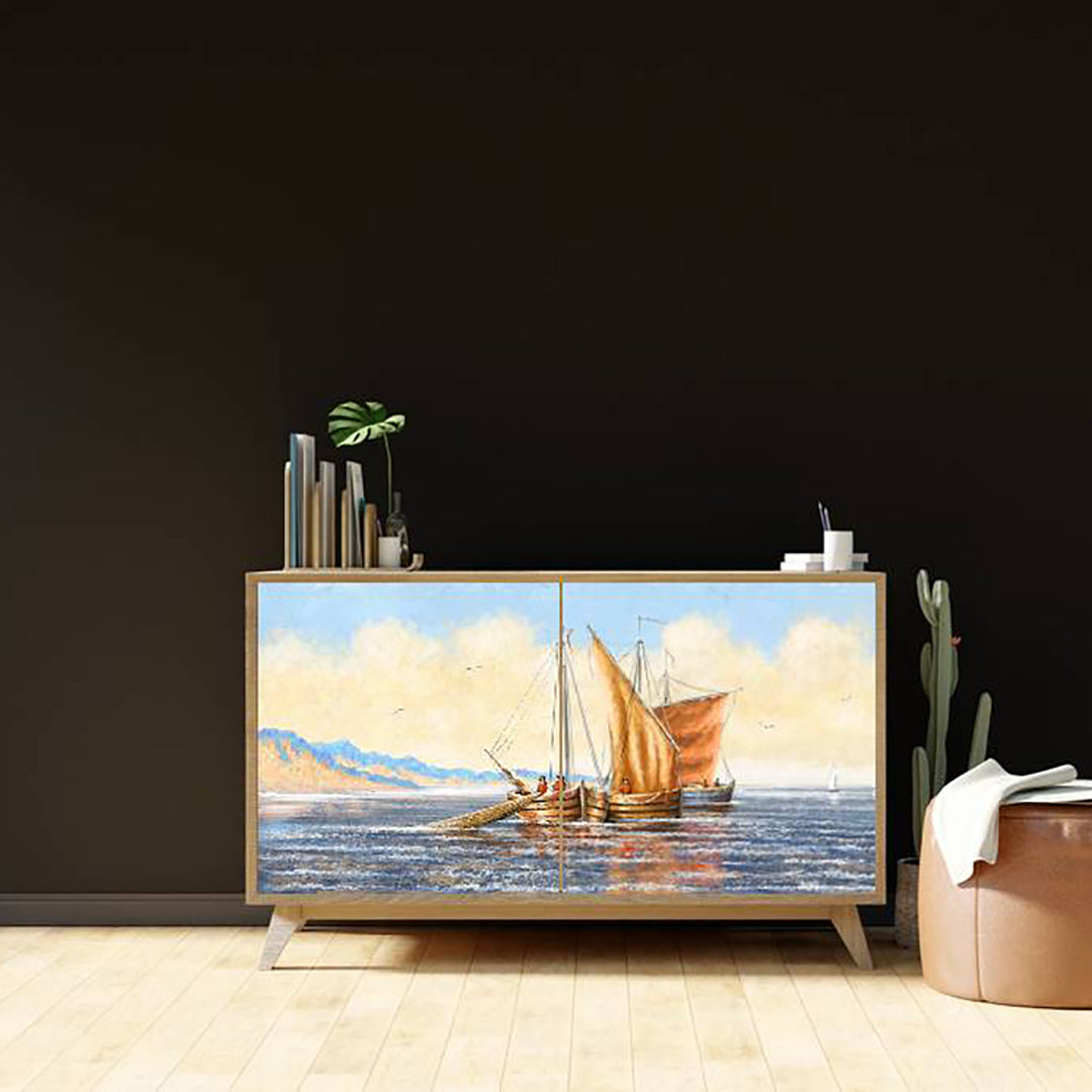 Boat Sea Sticker