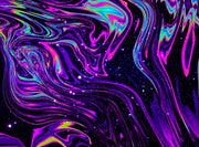 Purple Galaxy Sticker