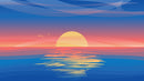 Ocean Sunrise Sticker