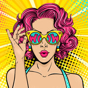 Wow Women Sticker