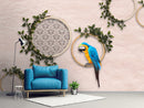 Parrot Sitting on Ring Custom wallpaper