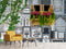 Old architecture and moder art Customised wall coverings
