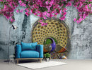 Peacock Modern Art Customized wall coverings