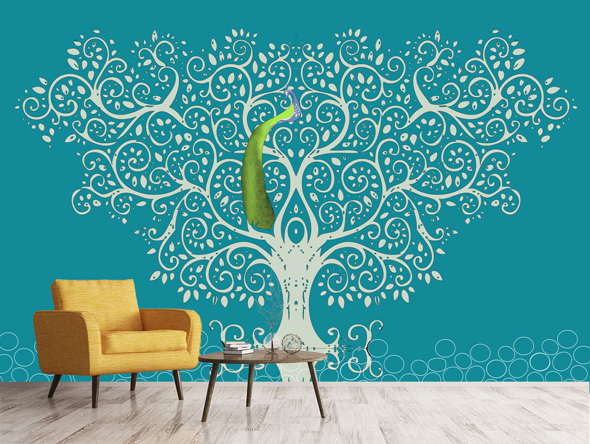 White Tree Custom Wallpaper
