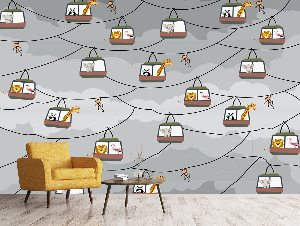 Small Animal House Customised Wallpaper