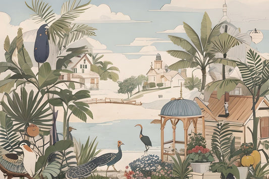Mughal Tropical Wallpaper