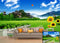 Japaneese House Landscape wallpaper for wall