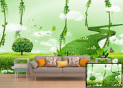 Green Path wallpaper for wall