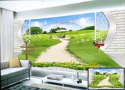 Rainbow wallpaper for wall