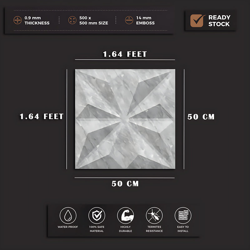 3D Embossed PVC Panel – Myindianthings