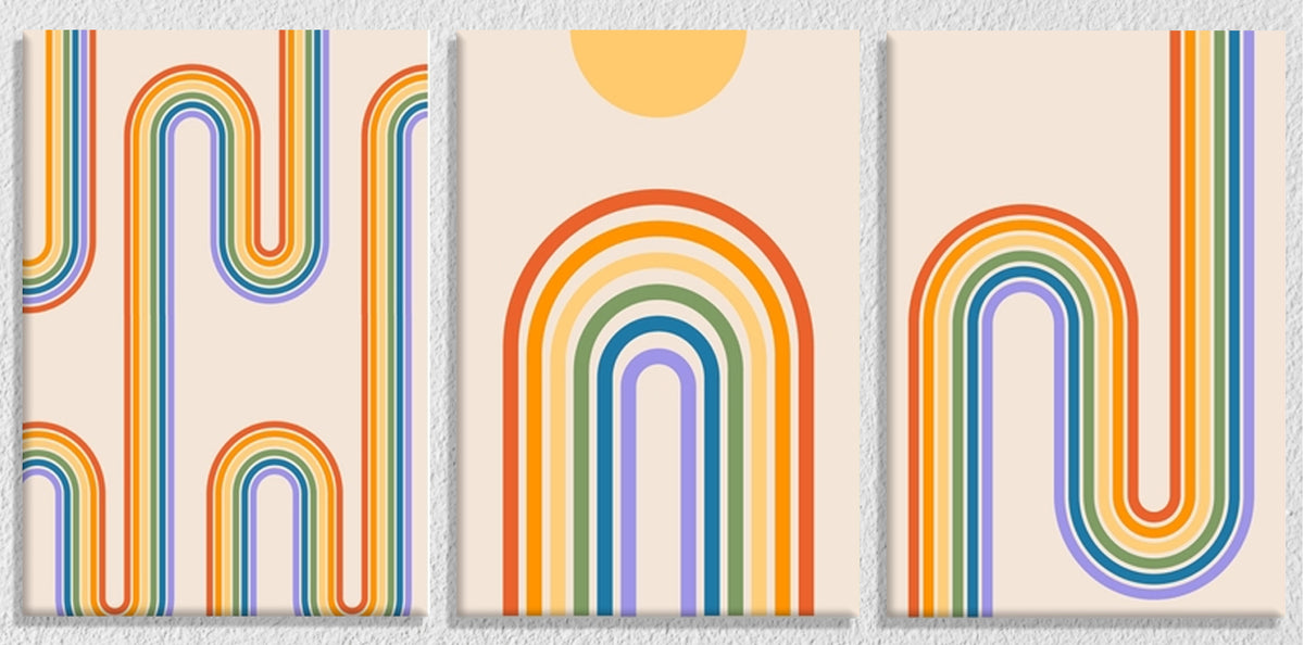 LGBTQ Pride Love Is Love Wall Art, Set Of 3