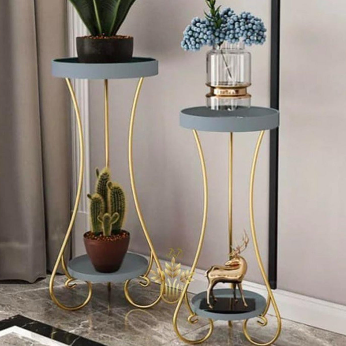 Metal Planter Set Of 2