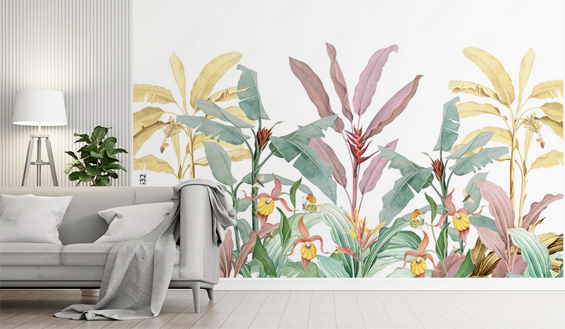 Pastel Tropical Wallpaper