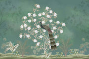Peacock Chinoiserie Wallpaper