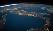 Earth From Space  wall covering
