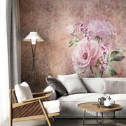 Pink Abstract Flower Bloom Wallpaper