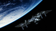 Space Station  wall covering