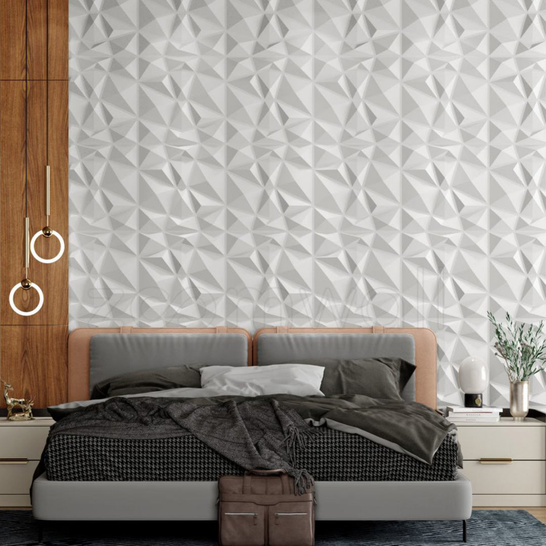 3D Pyramid PVC Panel