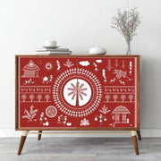 Warli Art Sticker