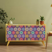 Hexies Coloured Sticker