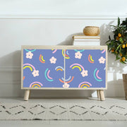 Rainbow Flower Sticker