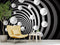 Black and White Tunnel custom wallpaper for wall