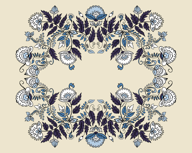 Pretty Background Sticker Pretty Floral Sticker – Myindianthings