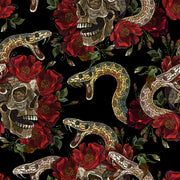 Skull Snake Sticker