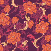 Orange Flower Sticker