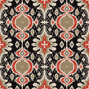 Damask Black Sticker