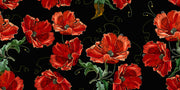 Red Floral Sicker