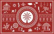Warli Art Sticker