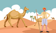 Desert Men Sticker