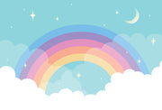 Rainbow Moon Sticker