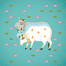 Plain Cow Sticker