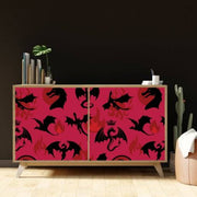Pink Dragon Sticker