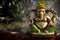 3D Ganesha Mural Customised Wallpaper