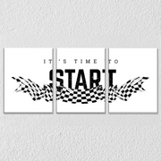 F1 Racing Wall Art, Set Of 3