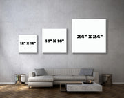 Yellow Marble Abstract Canvas, Set Of 3