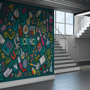 Science Classroom Green Wallpaper