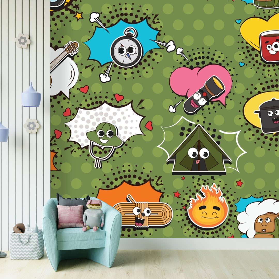 Monster Camping Wallpaper