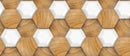 Hexagonal tiles Customised Wallpaper
