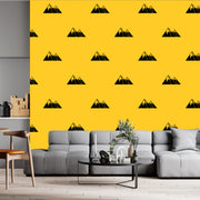 Mountains Yellow Wallpaper