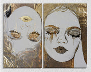 Fantasy Oil Canvas, Set Of 2